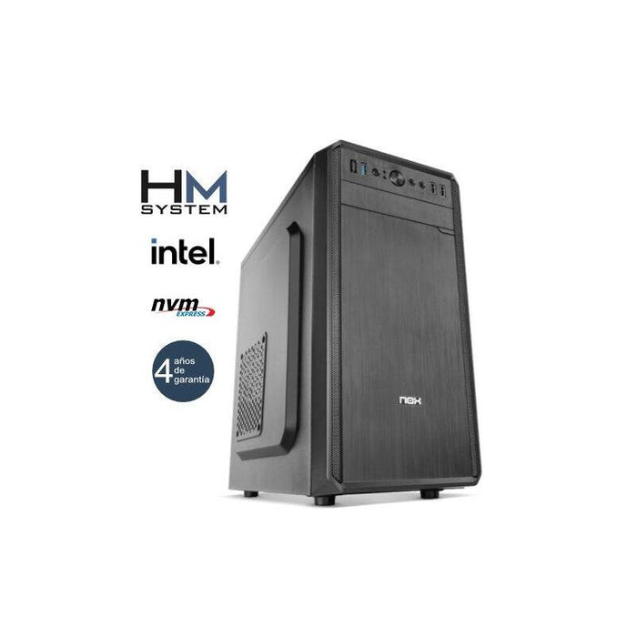 Hm System Abrego C8+ Minitorre Mt 12ª Gen Intel Core I3 12100 8gb Ddr4 250gb Nvme Grabadora Usb 3.0 4 Años Garantía 30 Días Doa