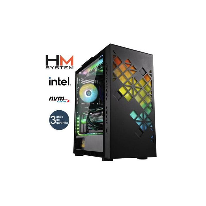 Hm System Intel Tracery C1 Gaming Torre Rgb Intel Core I9-13900kf 32gb (Dual Channel) 1tb M.2 Nvme Rtx 4070 12gb 800 W 80+ Bronze Noodd 3 Años Garantía 30 Días Doa