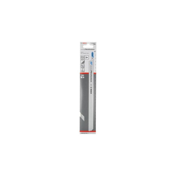 Hoja De Sierra Bosch Professional  De Calar T 1018 Afp Precisión Para Sándwich De Metal, 250 Mm 3 Piezas 2608636793