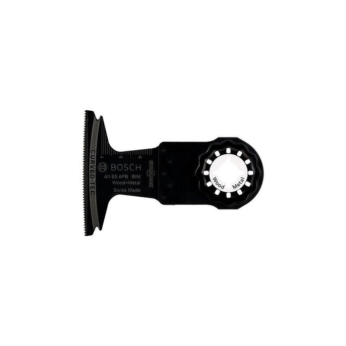 Hoja De Sierra De Inmersión Bosch Professional Aii 65 Apb Madera + Metal Bim, Ancho 65 Mm 2608661781