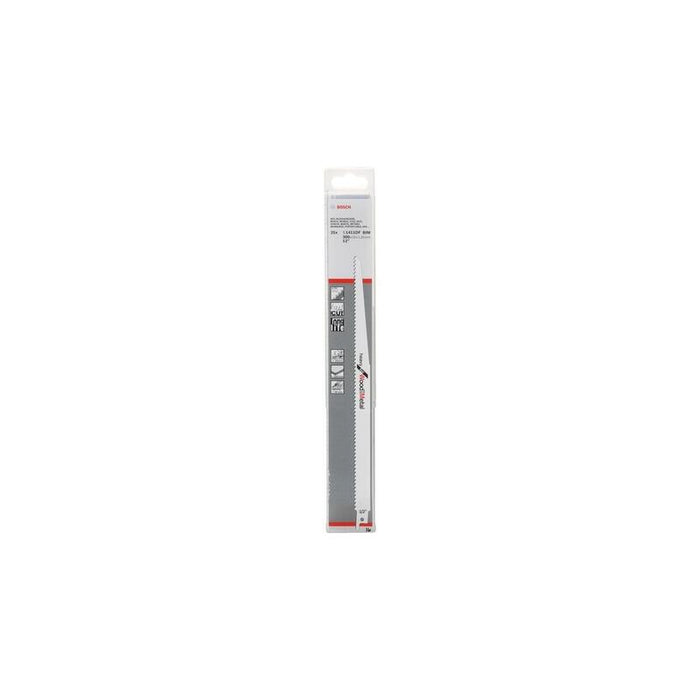 Hoja De Sierra De Sable Bosch Professional S 1411 Df Heavy Para Madera Y Metal, 25 Piezas, Longitud 300 Mm 2608657562
