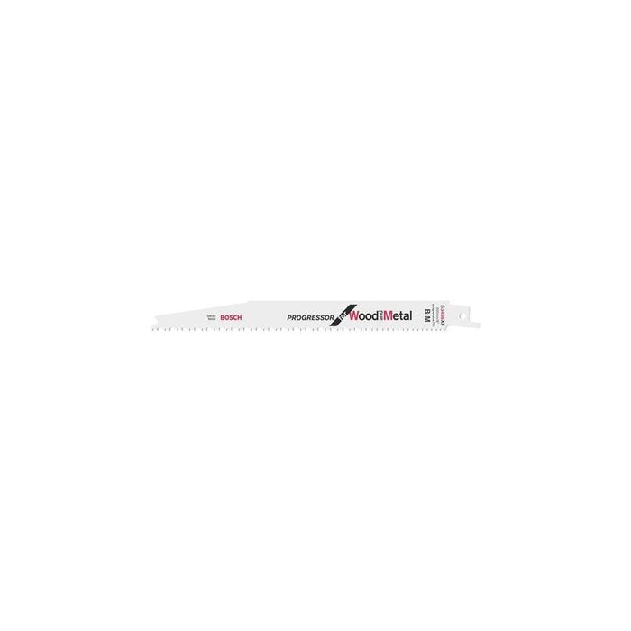 Hoja De Sierra De Sable Bosch Professional S 3456 Xf Progressor Para Madera Y Metal, 100 Piezas, Longitud 200 Mm 2608654418