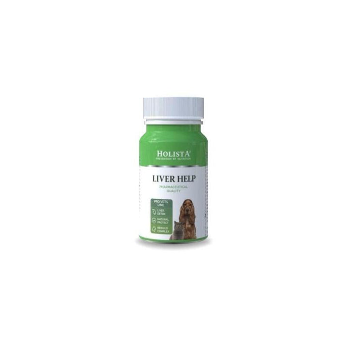 Holista Liver Help - Suplementos Para Perros Y Gatos -  90 Tabletas