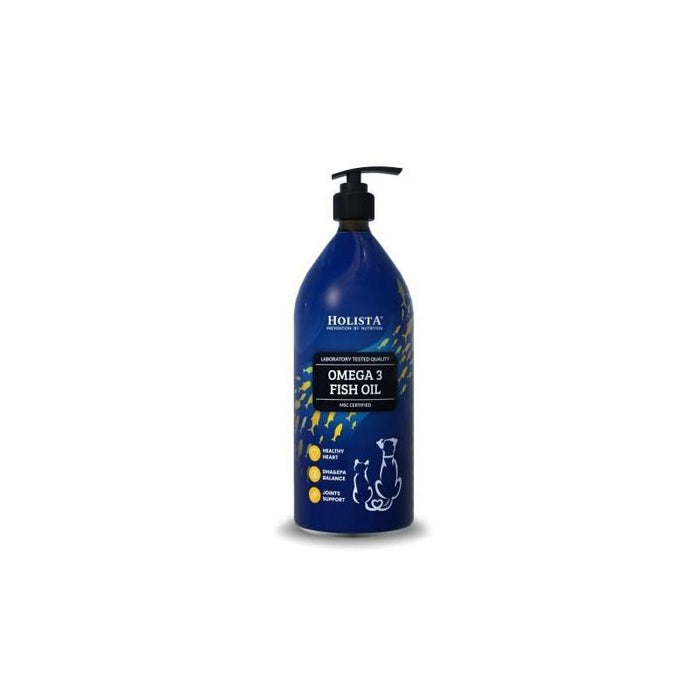 Holista Omega 3 Fish Oil - Suplementos Para Perros Y Gatos - 1000ml