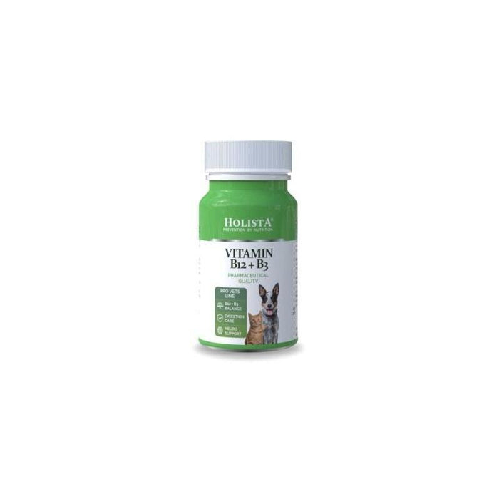 Holista Vitamin B12 + B3 - Suplementos Para Perros Y Gatos -  90 Tabletas