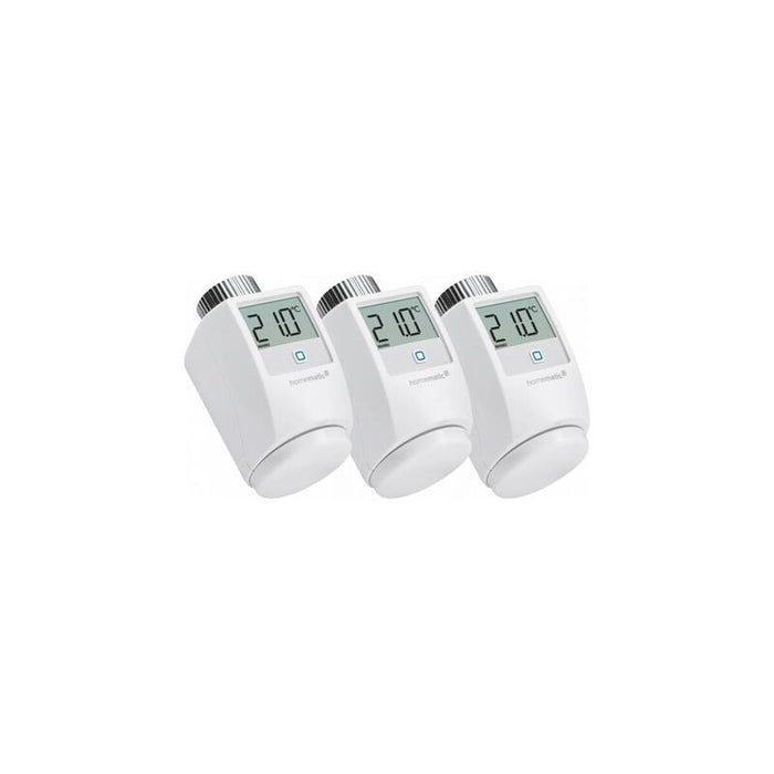 Homematic Ip Smart Home Radiator Thermostat (Hmip-Etrv-2), Bundillo De La Serie Del Termostato De Calentamiento 3 4250494923484.0