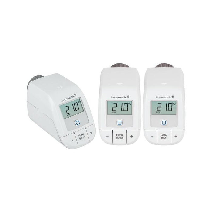 Homematic Ip Smart Home Radiador Termostato Básico (Hmip-Etrv-B), Termostato De Calefacción Blanco, Paquete De 3 4250494923965.0