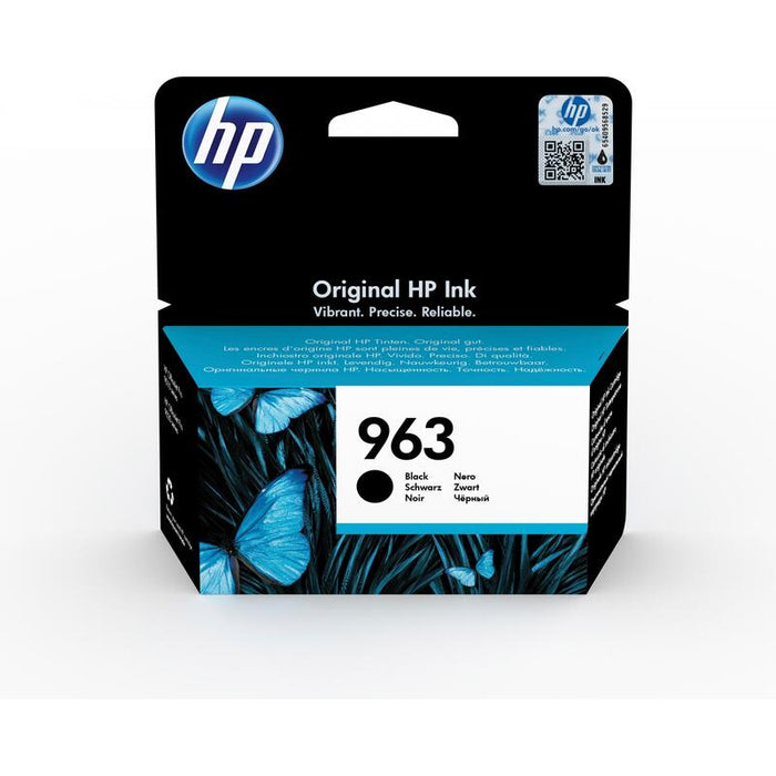Hp 963 24.09 Ml Negro Original Officejet Cartucho De Tinta Para Officejet Pro 9010 9012 9014 9015 9016 9019 9020 9022 9025
