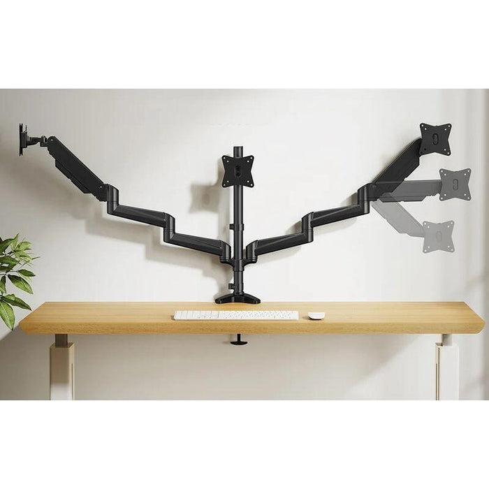 Huanuo Hnts3b-Uk Triple Monitor 17 A 32 Pulgadas Negro - Soporte De Monitor