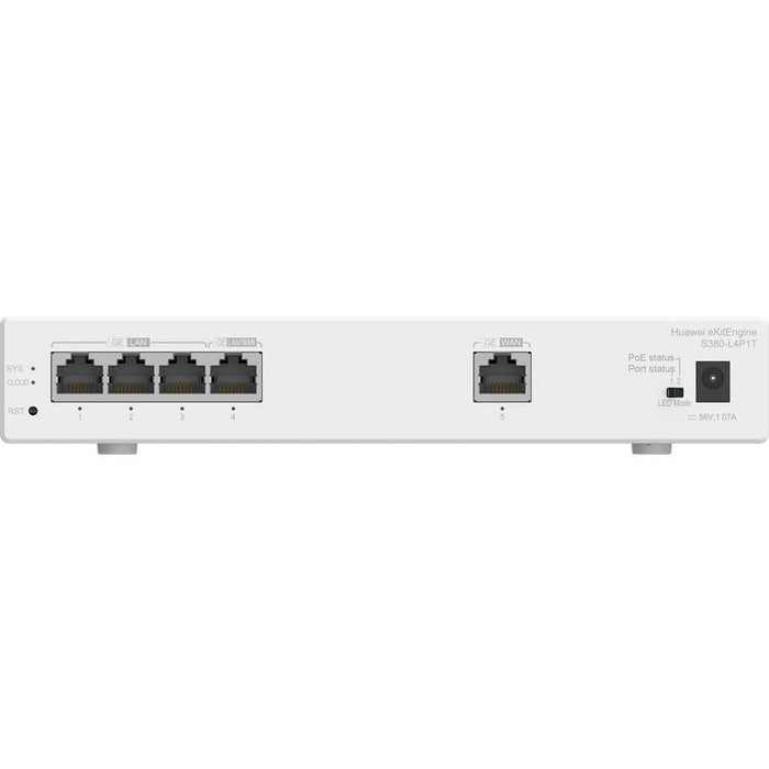 Huawei Gateway S380-L4p1t, 1*Ge Wan, 4*Ge Lan(Poe+, 50w)