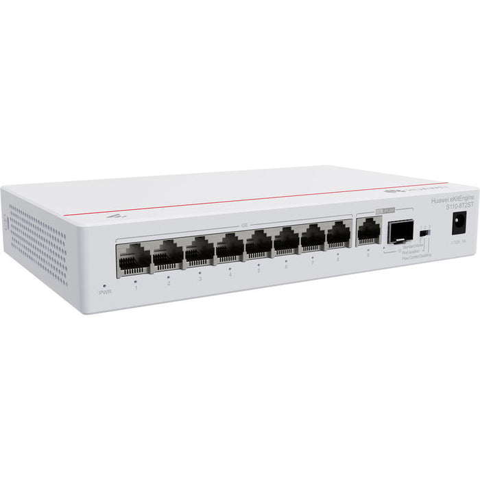 Huawei S110-8t2st (8*10/100/1000base-T Ports, 1*Ge Sfp Port, 1*10/100/1000base-T Port)