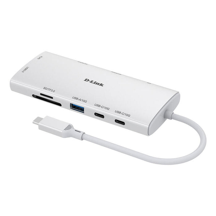 Hub D-Link Dup-A01 De Interfaz Usb 3.2 Gen 1 (3.1 Gen 1) Type-C 10000 Mbit/S Blanco