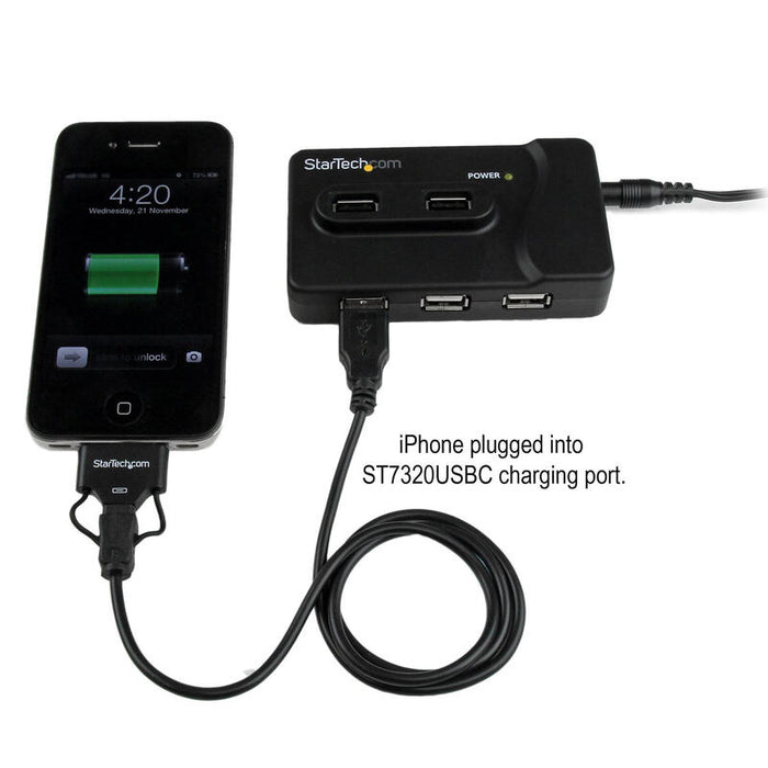 Hub Usb 3.0 Externo 6 Puertos Startech Alim Extern