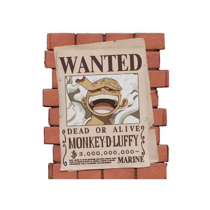 Hucha One Piece Afiche Wanted Luffy