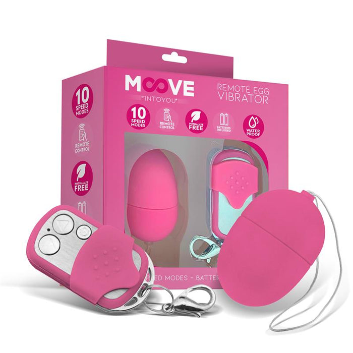 Huevo Vibrador Con Control Remoto Mini Rosa