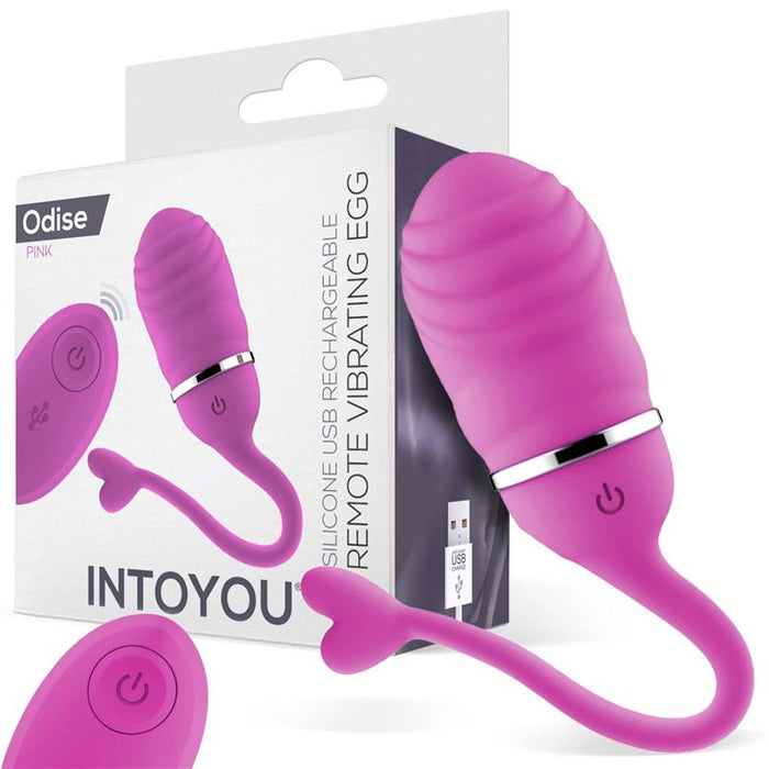 Huevo Vibrador Control Remoto Odise Usb Silicona Rosa