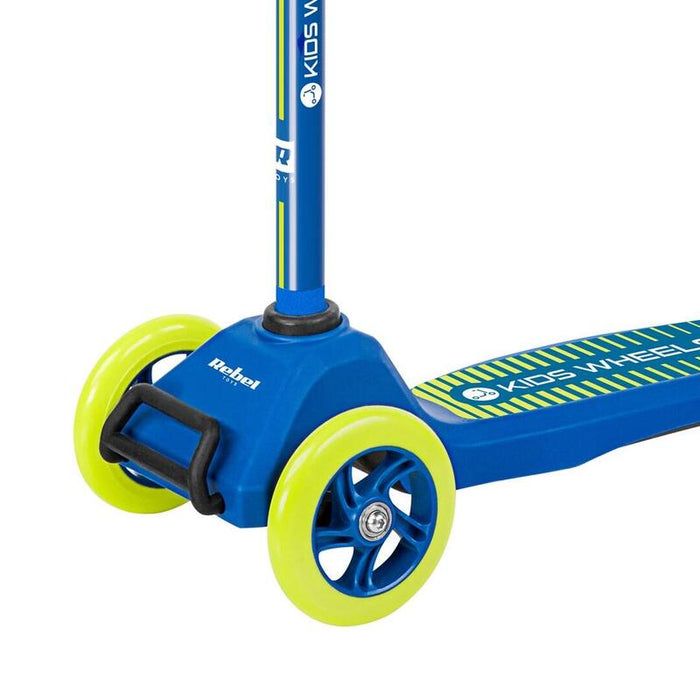 Hulajnoga Trójkolowa Rebel Kids Wheels Yellow
