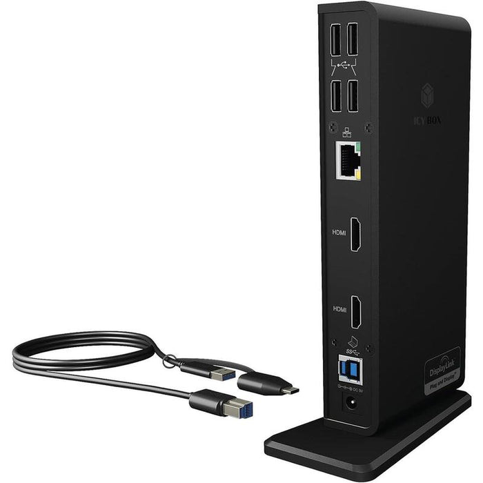 Icy Box Dockingstation Multi Ib-Dk22 Icy Box Ib-Dk2251ac, Para Portátiles / Pc