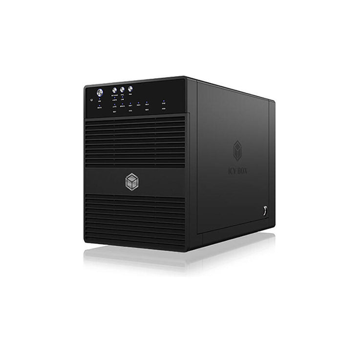Icybox Ib-3640su3 External 4x3.5" Hdd Case Sata To Usb 3.0 Esata Jbod Black