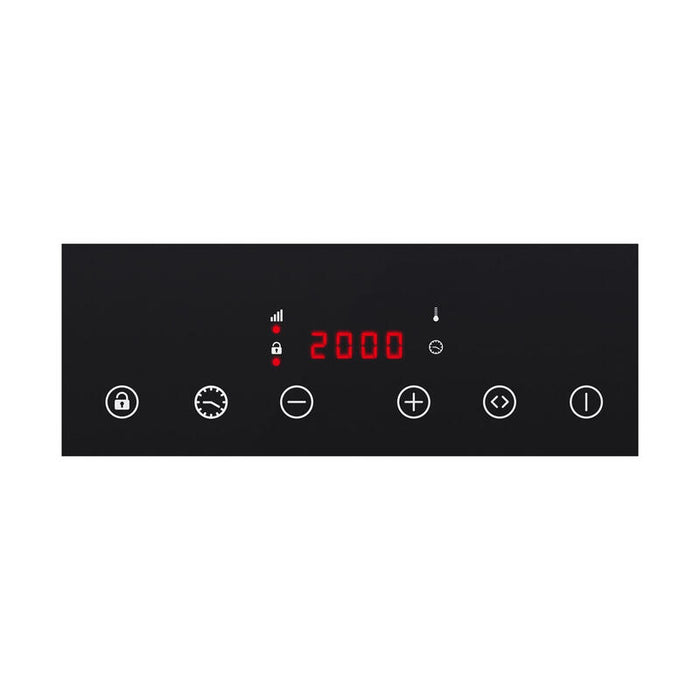Ik 650 Slim, Kochplatte Schwarz Placa Induccion