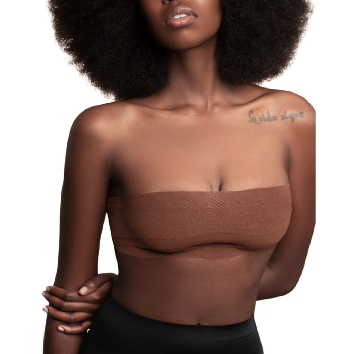 Bye-Bra - Body Cinta 5 M X 6.5 Cm + 3 Pares De Pezoneras Marron
