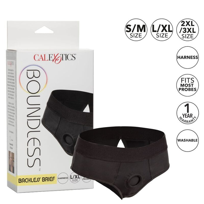 Calexotics - Boundless Arnes-Calzoncillo Con Abertura Trasera Xxl/Xxl