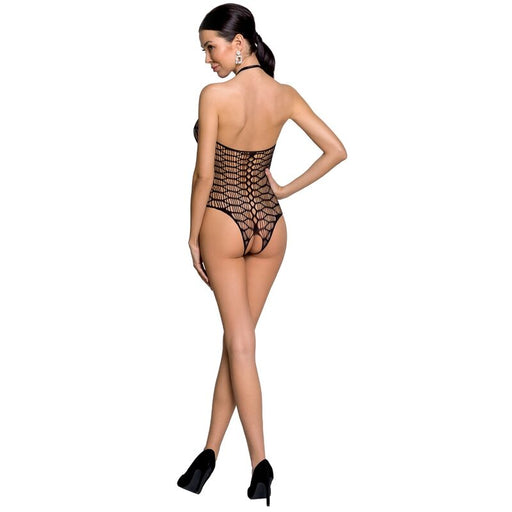 Passion - Woman Bs087 Bodystocking Negro Talla Única