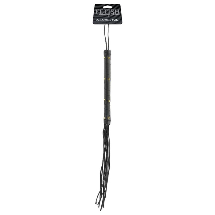 Fetish Fantasy Limited Edition -  Latigo Azotador Piel Negro.