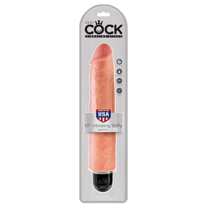 King Cock - Vibrador Realistico Stiffy 25.4 Cm Natural