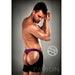 Passion - Boxer 009 Lila/ Negro Erotic Lingerie S/m