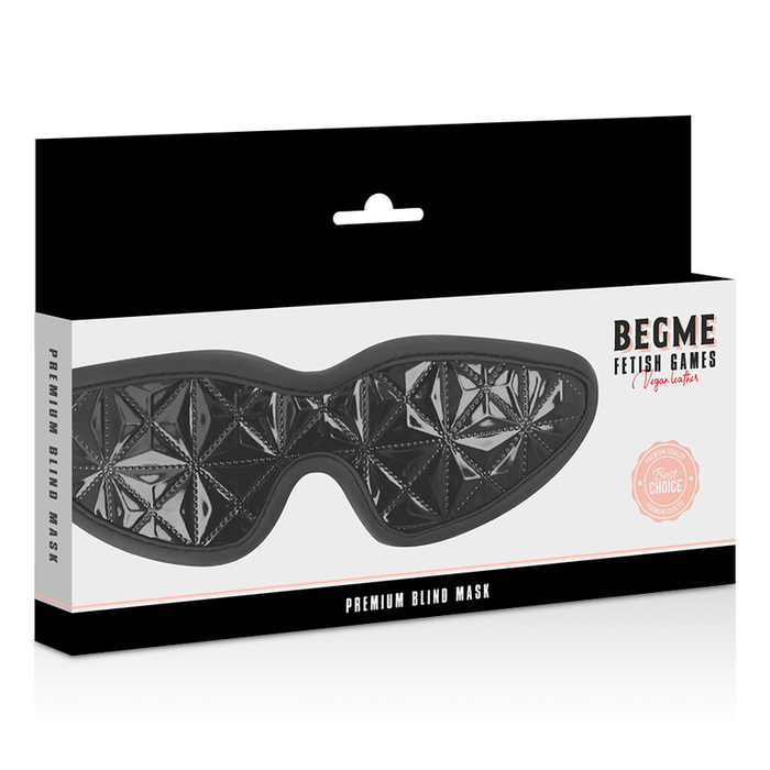 Begme - Black Edition Antifaz Elastico Con Forro De Neopreno