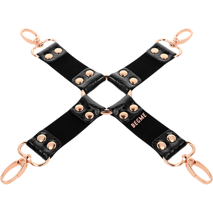 Begme - Black Edition Hog Tie Cuero Vegano