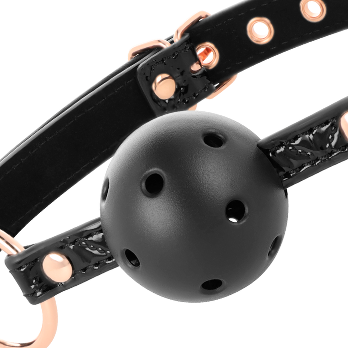 Begme - Black Edition Mordaza Cuero Vegano