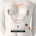 Coquette Chic Desire - Fantasy Pinzas Metalicas Pezones Con Cadena