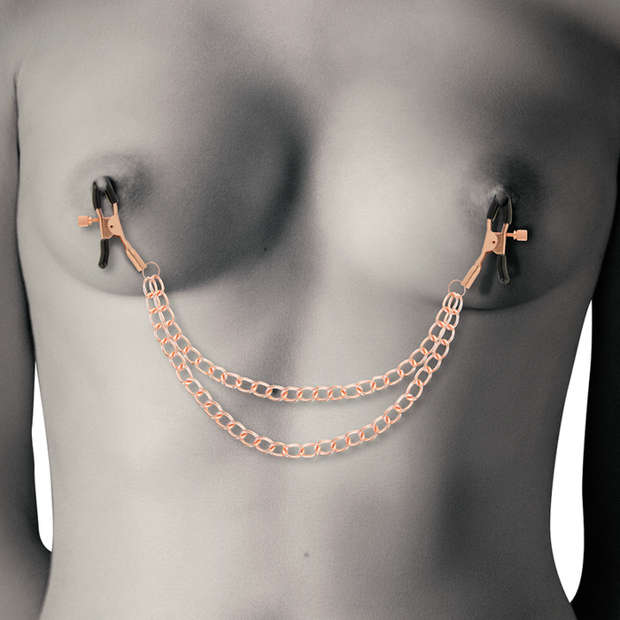 Coquette Chic Desire - Fantasy Pinzas Metalicas Pezones Con Cadena