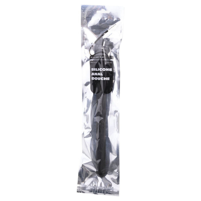 All Black - Ducha Anal Hinchable Silicona 27 Cm