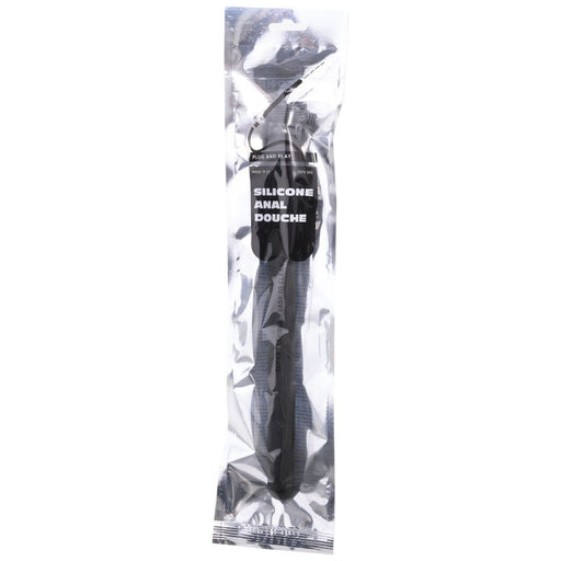 All Black - Ducha Anal Silicona Sistema Stopper 27 Cm