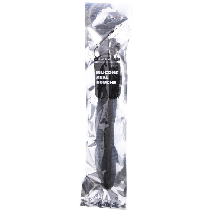 All Black Mega Ripple Ducha Anal Silicona 28.5cm