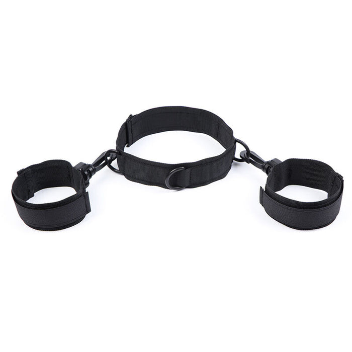 Ohmama Fetish - Esposas Y Collar De Nylon