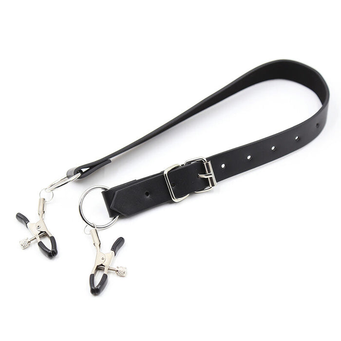 Ohmama Fetish - Pinzas Clitoris Con Correas Piernas