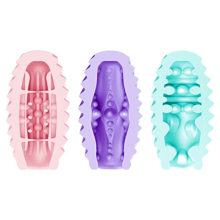 Pack 15 Huevos Masturbadores Doble Texturizado