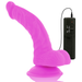 Diversia - Dildo Realístico Flexible Con Vibración Lila 21.5 Cm -o- 4.5 Cm