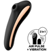 Satisfyer - Dual Kiss Estimulador Clitoris Negro