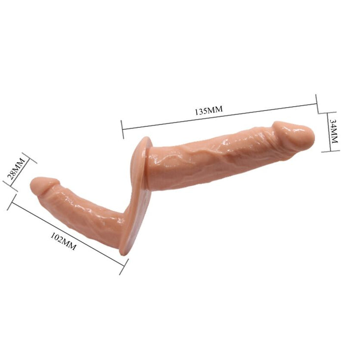 Baile - Ultra Passionate Harness Dildos Dobles Con Arnés