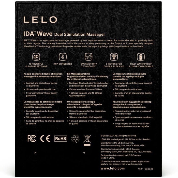 Lelo - Ida Wave Masajeador Parejas Coral