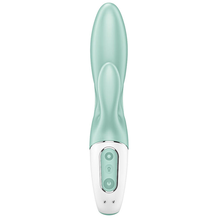 Satisfyer - Air Pump Bunny 5+ Vibrador Rabbit Inflable App Verde