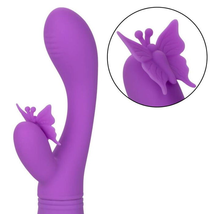California Exotics Butterfly Kiss Flutter Violeta
