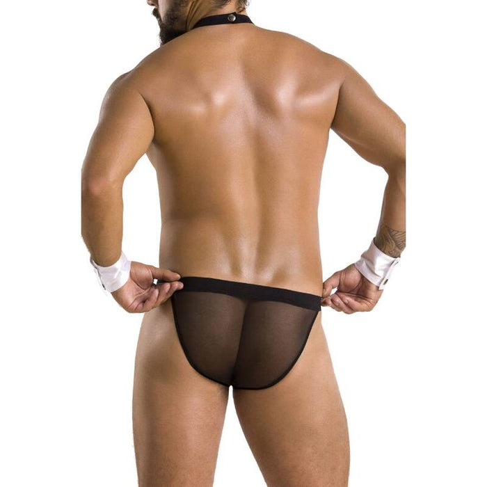 Passion - 036 Slip Alfrojo Negro L/Xl