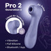 Satisfyer - Pro 2 Generación 3 Lila Bluetooth & App