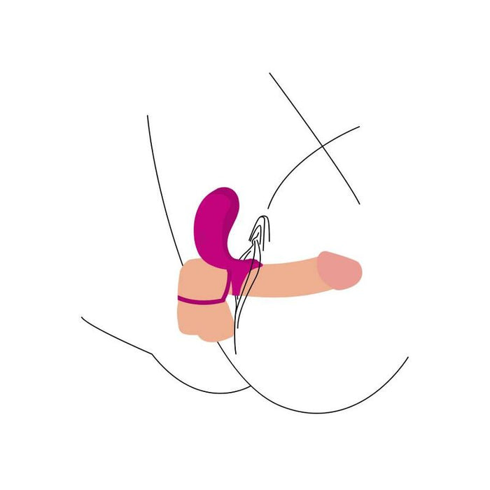 Xocoon - Anillo Vibrador Para Parejas Fucsia
